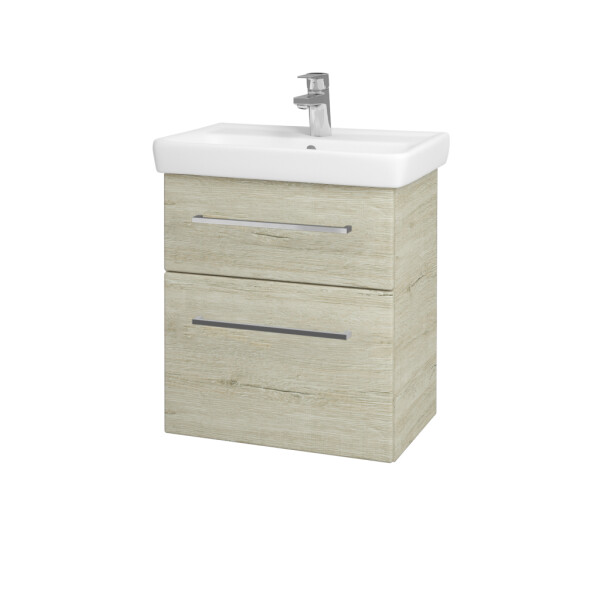 Dřevojas - Umyvadlová skříňka GO SZZ2 55 - D05 Oregon / Úchytka T04 / D05 Oregon 28131E