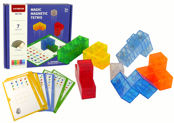 Mamido Magnetický kouzelný tetris 7 kusů