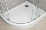 Sprchový kout 80 x 100 cm Kerra Solid RA 80x100 CHR, levý, s vaničkou 5907548124562