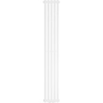 MEXEN - Flux otopný žebřík/radiátor dekorativní 1500 x 240 mm, 450 W, bílá W127-1500-240-00-20