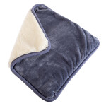 Ohřívač nohou z ovčí vlny a mikroplyše