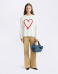 Tričko Thinking MU Tape Heart Emily Tee WHITE