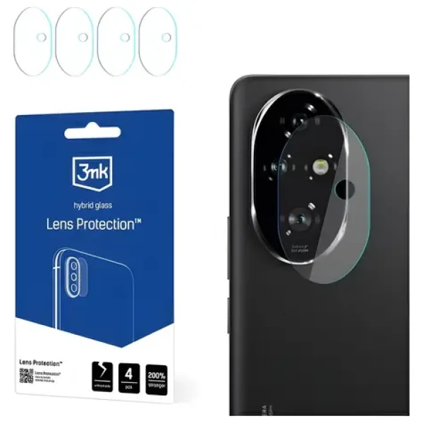 3mk Lens Protection Honor 200 Pro / Sklo na fotoaparát / hybridní / 4 ks