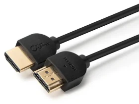 MicroConnect Slim HDMI (M) - HDMI (M) černá / Kabel / 1,5 m / 4K / 60 Hz (HDM19191.5BSV2.0)