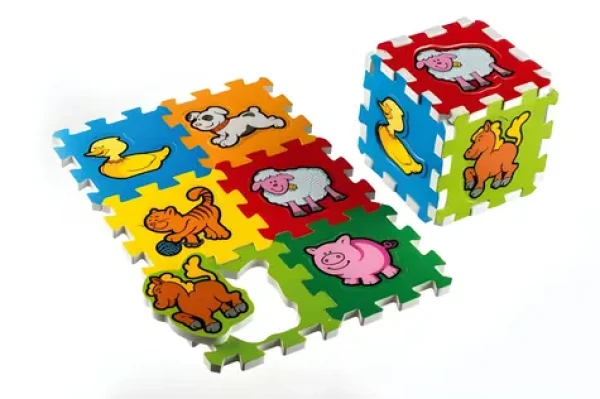 TEDDIES Pěnové puzzle Moje první zvířátka