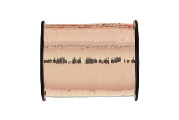 Stuha lesklá růžovo-zlatá 45 m x 0,48 cm Stuha lesklá růžovo-zlatá 45 m x 0,48 cm