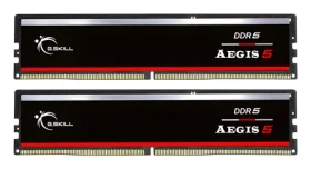 G.Skill Aegis 5 černá 64GB (2x 32GB) 5600MHz / DDR5 / CL36 / DIMM / 1,25V / XMP 3.0 / AMD EXPO (F5-5600J3636D32GX2-IS)