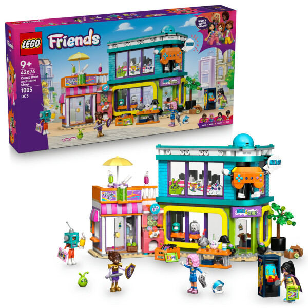 LEGO LEGO® Friends 42674 Obchod s komiksy a videohrami