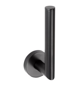 SAPHO - X-ROUND BLACK držák toaletního papíru rezervní, černá mat XR701B