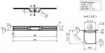 I-Drain - Linear 72 Nerezový sprchový žlab, délka 80 cm, s hydroizolací ID5M08001X1