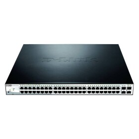 D-Link DGS-1210-52MP/E DGS-1210-52MP/E síťový switch 48 + 4 porty 104 Gbit/s funkce PoE