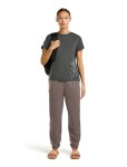 Dámské merino triko s krátkým rukávem ICEBREAKER Wmns Core SS Tee Panax, Obsidian velikost: M