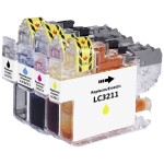 KMP Ink náhradní Epson T0711, T0712, T0713, T0714 kompatibilní kombinované balení černá, azurová, purppurová, žlutá E107