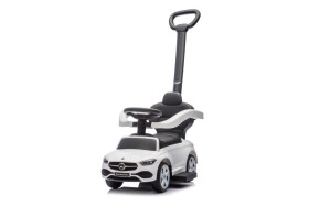 Mamido Dětské odrážedlo auto s vodící tyčí Mercedes bílé