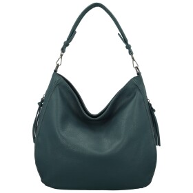 Trendy dámská koženková kabelka na rameno Elleame, modrá