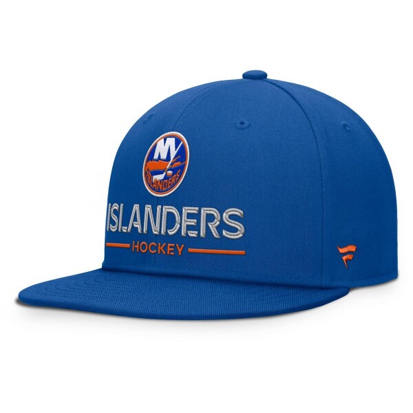 Fanatics Pánská kšiltovka New York Islanders NHL Authentic Pro A/Cap Flat Brim Square Visor Structured Adjustable