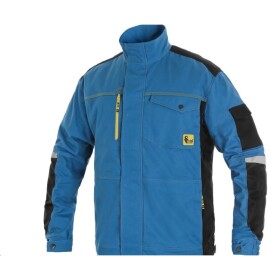 Canis CXS Blůza Stretch pánská středně modrá-černá b1/20 - CN-1010-027-440