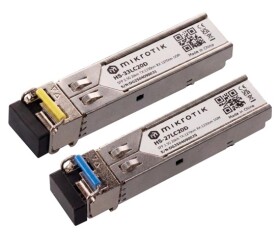MikroTik SFP28 pár optických modulů HS-2733LC20D, SM, 20km, 1G/2.5G EDF_1711178