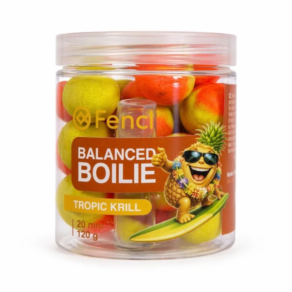 Fencl Balanced Boilie Tropic Krill 120g,Fencl Balanced Boilie Tropic Krill 120g