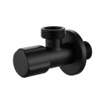 REA - Rohový ventil 02 1/2" x 3/4" Black REA-12007