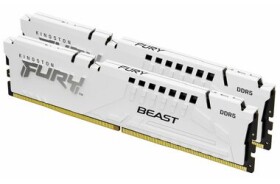 Kingston Fury Beast White 32GB (2x 16GB) DDR5 6400MHz / CL32 / DIMM / On-Die ECC / XMP / 1.4V (KF564C32BWK2-32)