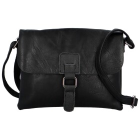 Trendy dámská crossbody kabelka Aksila, černá