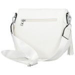 Trendy dámská koženková ledvinka Ida, bílá