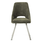 Jídelní židle, zelená, látka bouclé, DCL-W1174 GRN2