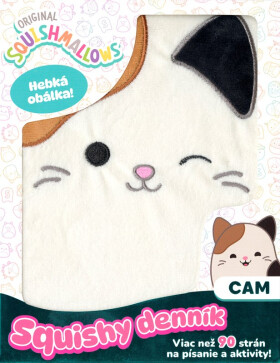 Squishmallows - Squishy denník - Cam - kolektiv autorů