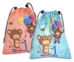 IRIS BARCELONA Termosáček na svačinu Funny Jungle / 1 l / oranžový (9932-TA)