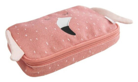 Penál na zip pro děti paní plameňáková