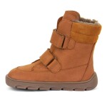 Dětské zimní barefoot boty ZERU TEX WINTER Cognac, Froddo, G3160240-2, hnědá - 31