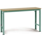 Manuflex LD1113.6011 ESD ESD pracovní stůl UNIDESK s kaučuk deska, rezedově zelená RAL 6011, Šxhxv = 2000 x 800 x 720-73