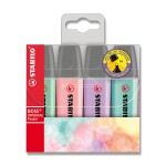 Zvýrazňovače Stabilo Boss Original - sada Pastel, 4 barvy