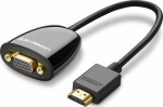 UGREEN Kabel HDMI (M) - VGA (F) černá (6957303842537)