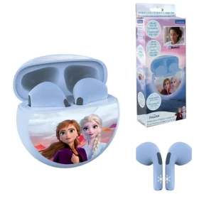 Lexibook Frozen sluchátka do uší modrá / Sluchátka / Bluetooth / s mikrofonem / dotykové ovládání / výdrž 3–4 h (HPBT05FZ)