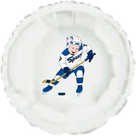 Balónek kruh veselý hokejista Balónek kruh veselý hokejista