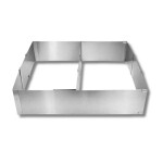 Dortisimo Nastavitelný ráfek čtverec a obdélník (18 - 33 x 28 - 53 cm (výška 10 cm)