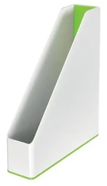 Leitz WOW Stojan na časopisy dvoubarevný bílo-zelená (53621054)