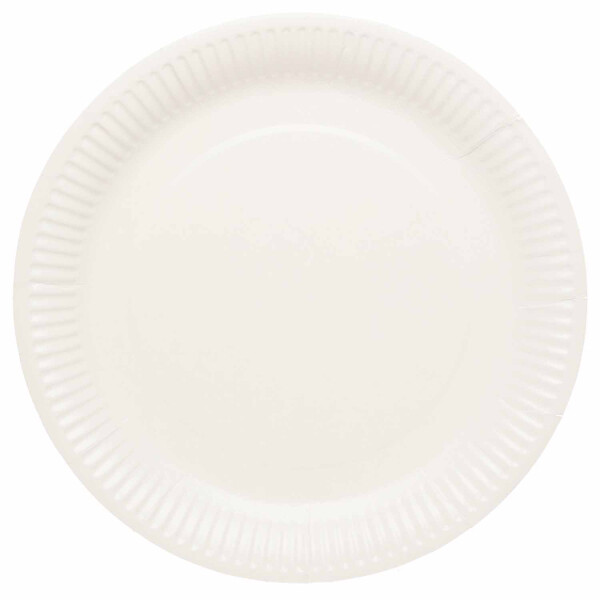 Talíře papírové bílé 23 cm 8 ks Talíře papírové bílé 23 cm 8 ks