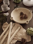 Ferm Living Svíčky Dryp set 2ks, Warm Grey