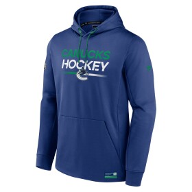 Fanatics Pánská mikina Vancouver Canucks NHL 2023 24 Authentic Pro Locker Room Hoodie Velikost: S