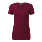 Malfini Action Tričko s výstřihem do V W MLI-70186 garnet XL