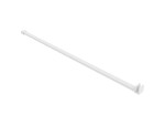 Erga Paris, stabilizační vzpěra pro sprchové zástěny o tloušťce skla 8mm, délka max. 100% 150cm, bílá matná, ERG-V02-PARIS-BAR-WH