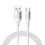 Joyroom S-A28 Flash Series Nabíjecí kabel USB-A (M) - USB-C (M) 3A 1m bílá (6956116798284)