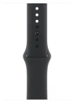 Apple Watch Sport Band 46mm černá / Sportovní řemínek pro Apple Watch / Fluoroelastomer / S/M / 140–190 mm (MXM23ZM/A)