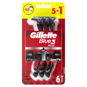 Gillette Blue3 Nitro Pánské Pohotové Holítko, 5+1 ks
