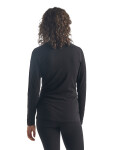 Dámské merino tričko s dlouhým rukávem ICEBREAKER Wmns 260 Tech LS Crewe, Black velikost: M