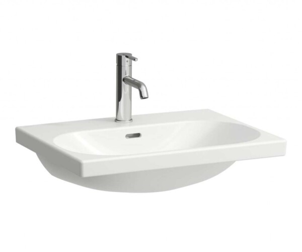 Laufen - Lua Umyvadlo 60x46 cm, s přepadem, otvor pro baterii, bílá H8160830001041