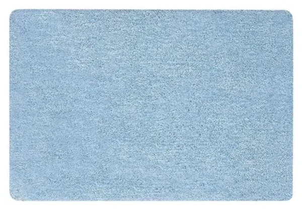Spirella GOBI světle modrá / Koupelnová předložka / mikrovlákno / protiskluzová / 55 x 65 cm